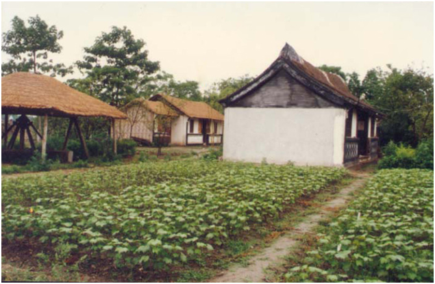 辅馆露天复原陈列